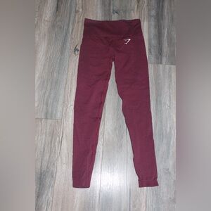 Gymshark Burgundy Leggings